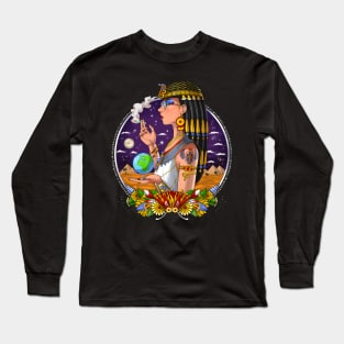 Cleopatra Egyptian Queen Long Sleeve T-Shirt